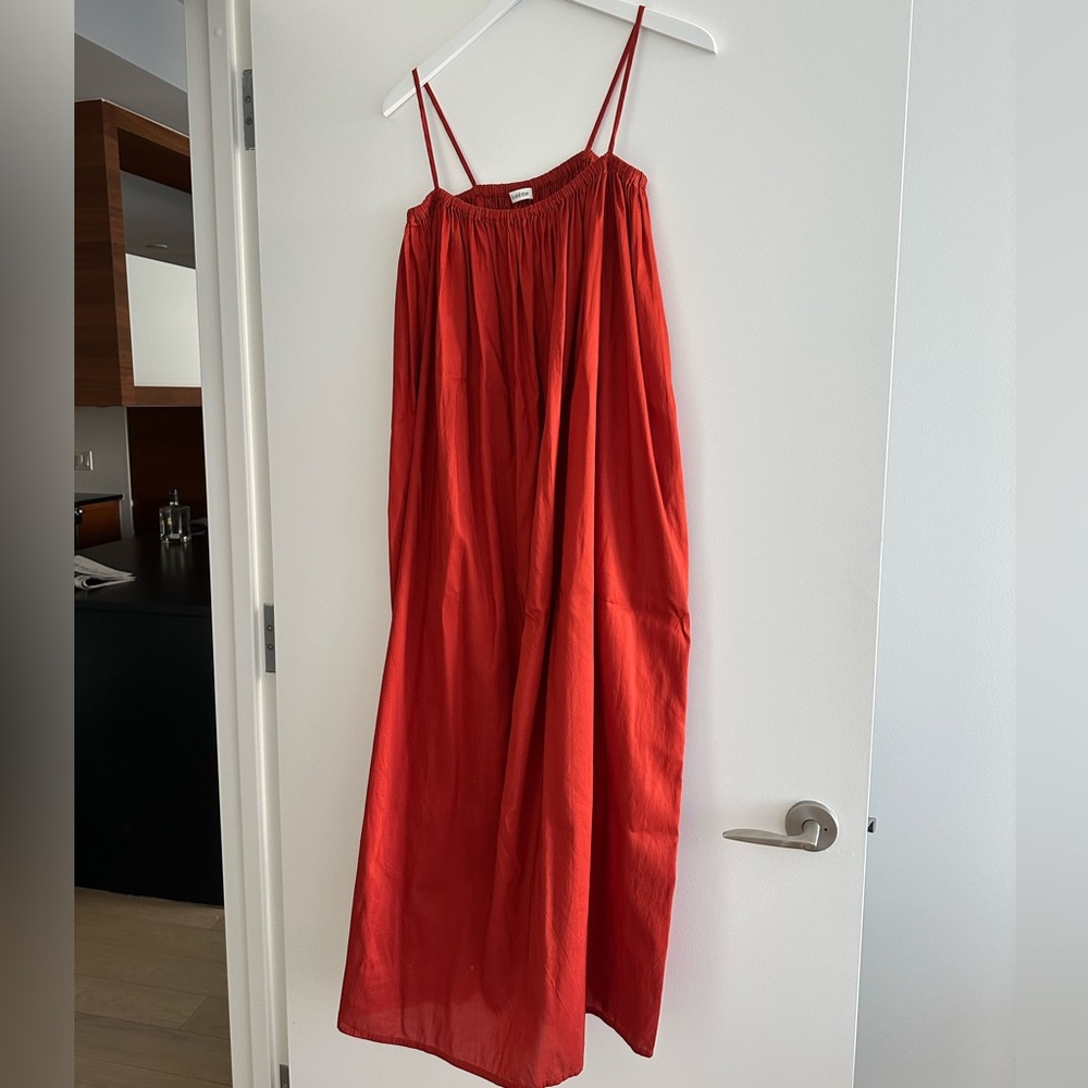 Totême Macau Dress Size XS India Red